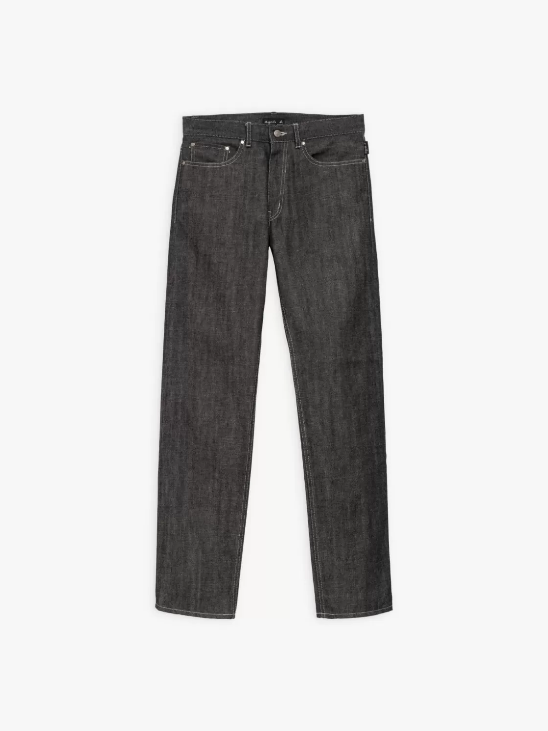 agnès b. Jumpsuits & Jeans | Pants<#2 Men Regular Selvedge Black Jeans