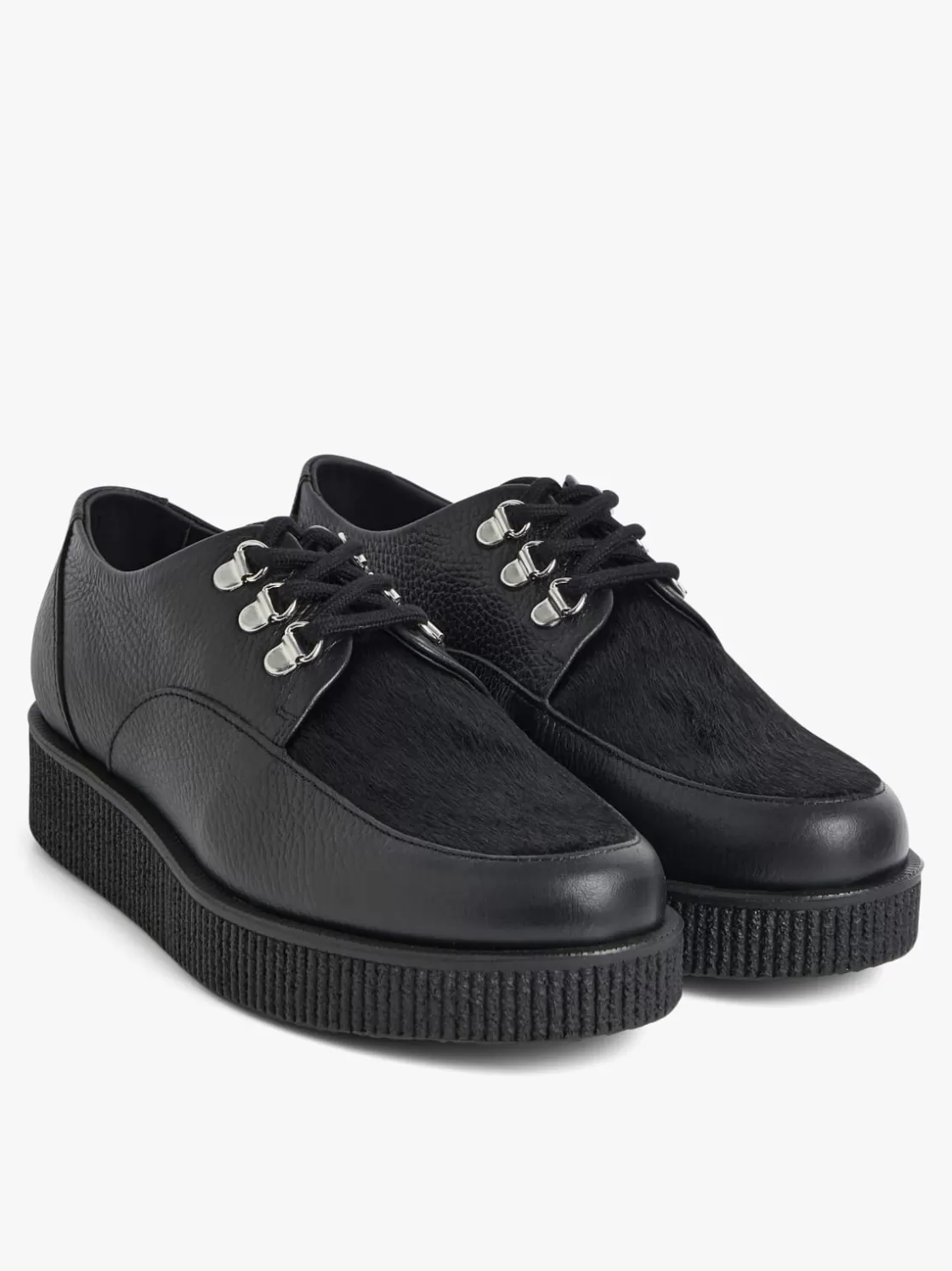 Women agnès b. Flats & Loafers<Amy Calfskin Leather Creepers