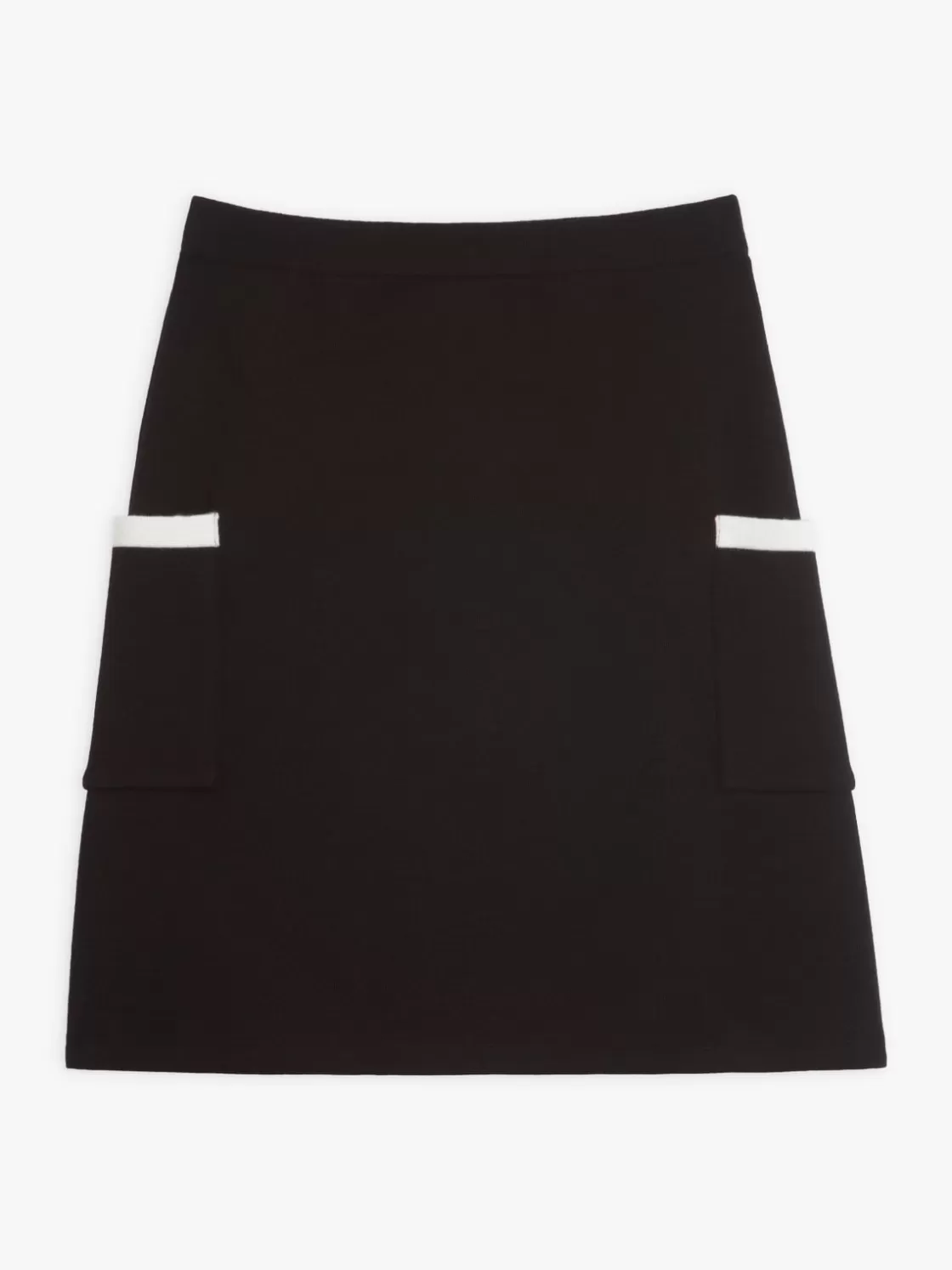 Women agnès b. Skirts & Shorts<Black And White Oppo Skirt