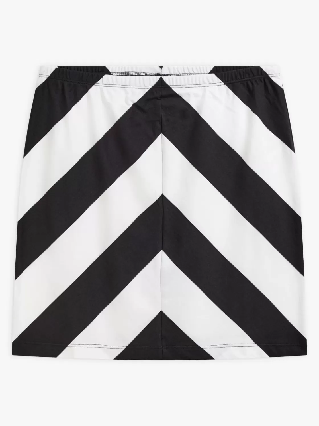 Women agnès b. Skirts & Shorts<Black And White Striped Graphique Mini Skirt