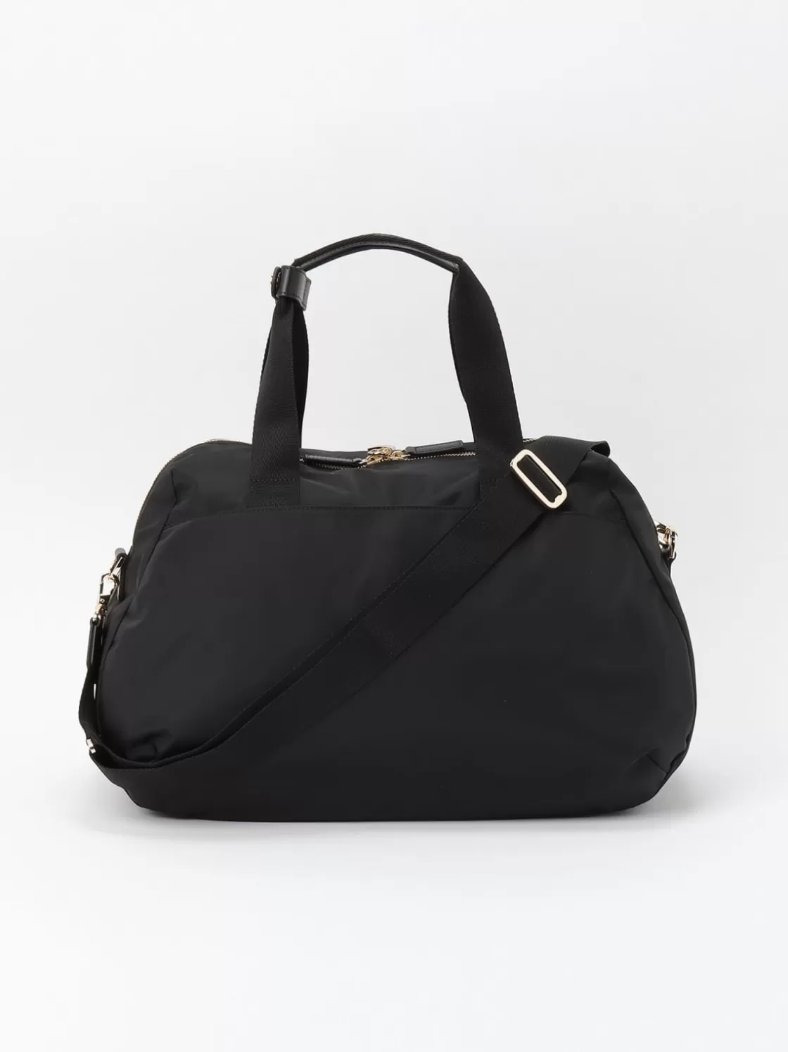 Women agnès b. Shoulder & Crossbody Bags | Large Bags & Tote Bags<Black Boston Nylon Travel Bag