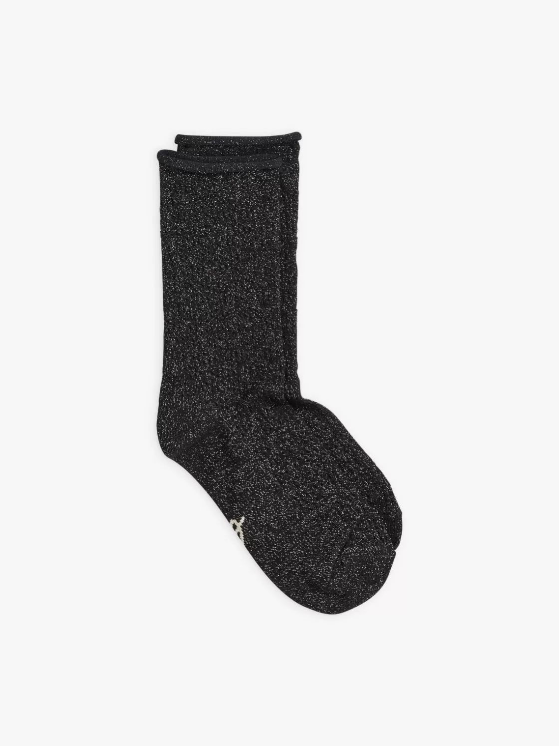 Women agnès b. Lingerie & Socks<Black Cotton And Wool Demaris Socks