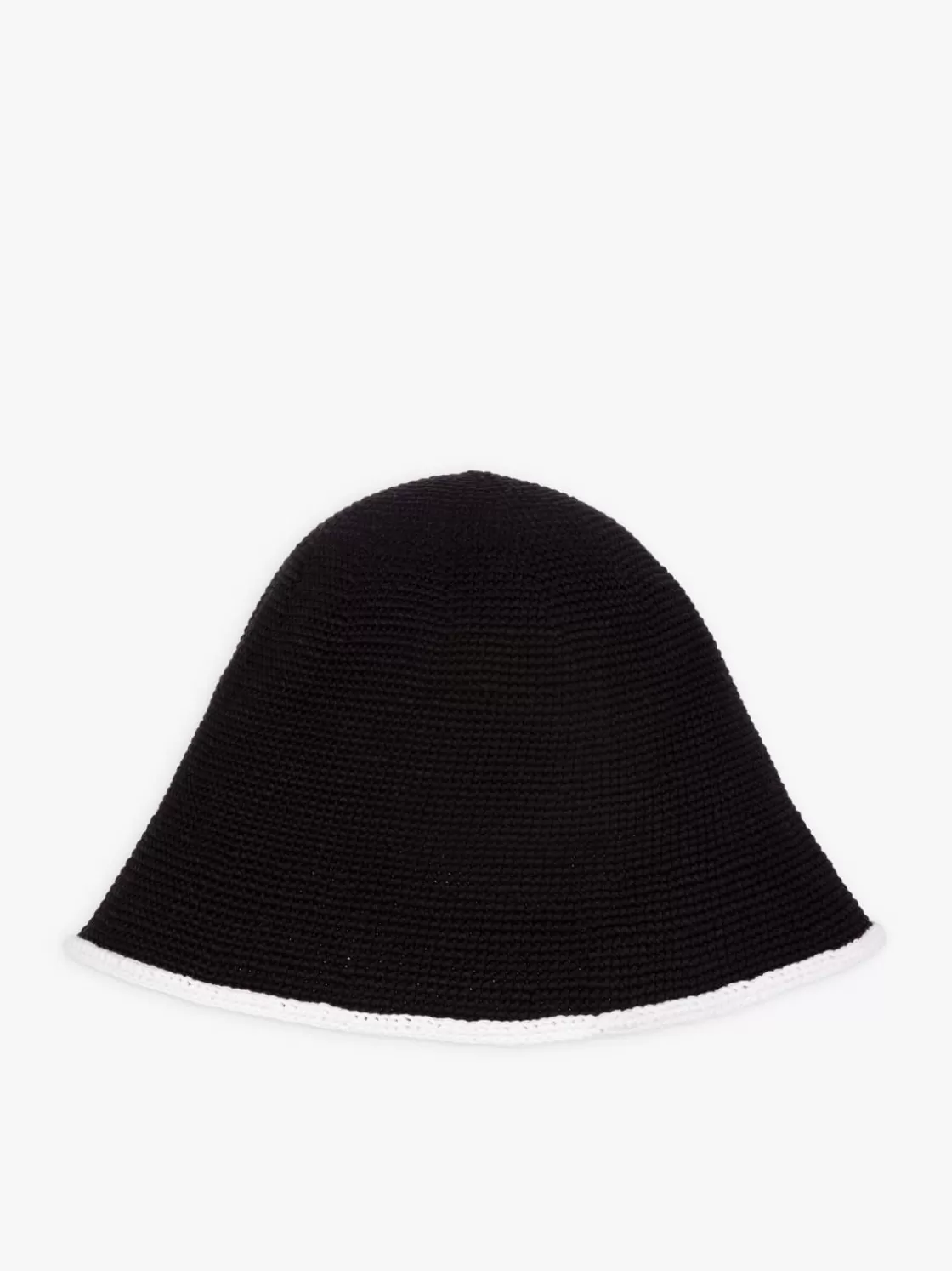 Women agnès b. Beanies & Gloves | Caps & Hats<Black Cotton Ava Hat