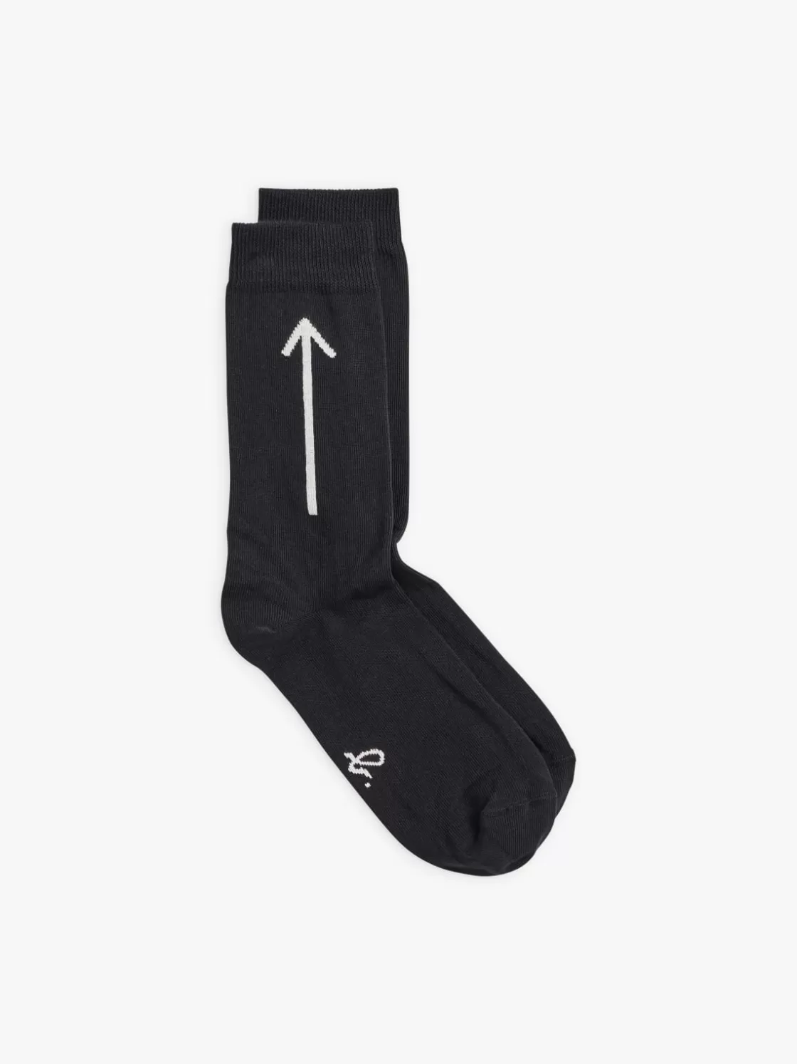 agnès b. Socks & Underwear<Black Cotton Flèche(Arrow) Socks