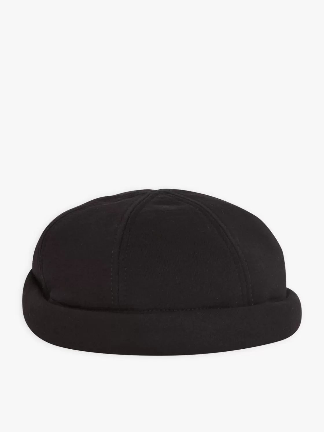 agnès b. Hats & Gloves<Black Cotton Fleece Jonathan Beanie