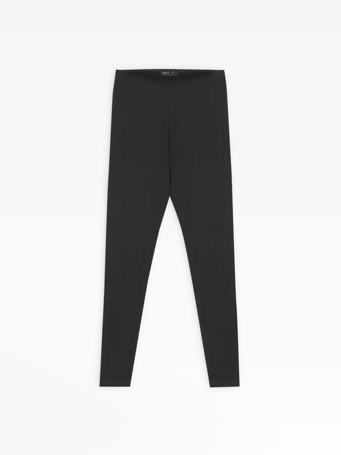 Women agnès b. Pants & Jeans<Black Cotton Jericho Leggings