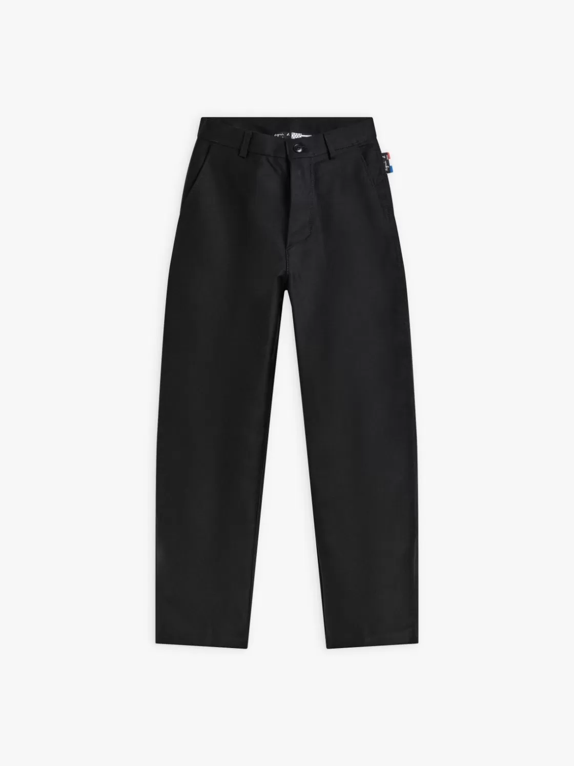 Women agnès b. Pants & Jeans<Black Cotton Women's Pants X Dolmen