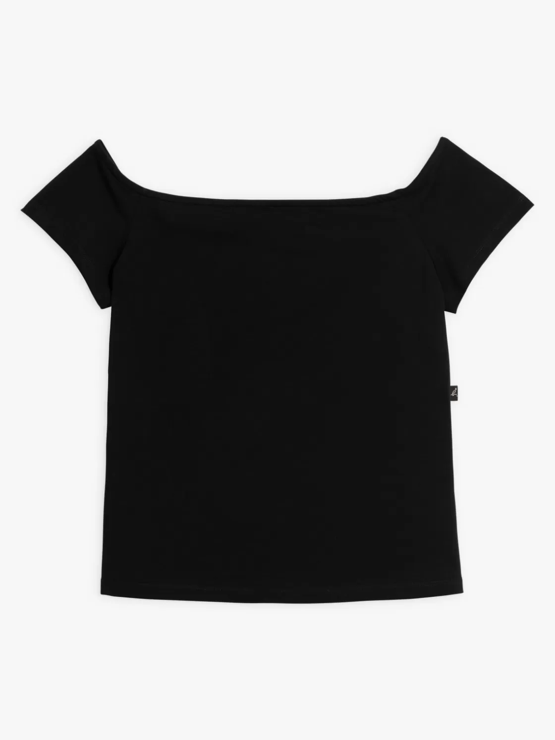 Women agnès b. T-Shirts & Tank Tops<Black Cristal Cotton T-shirt