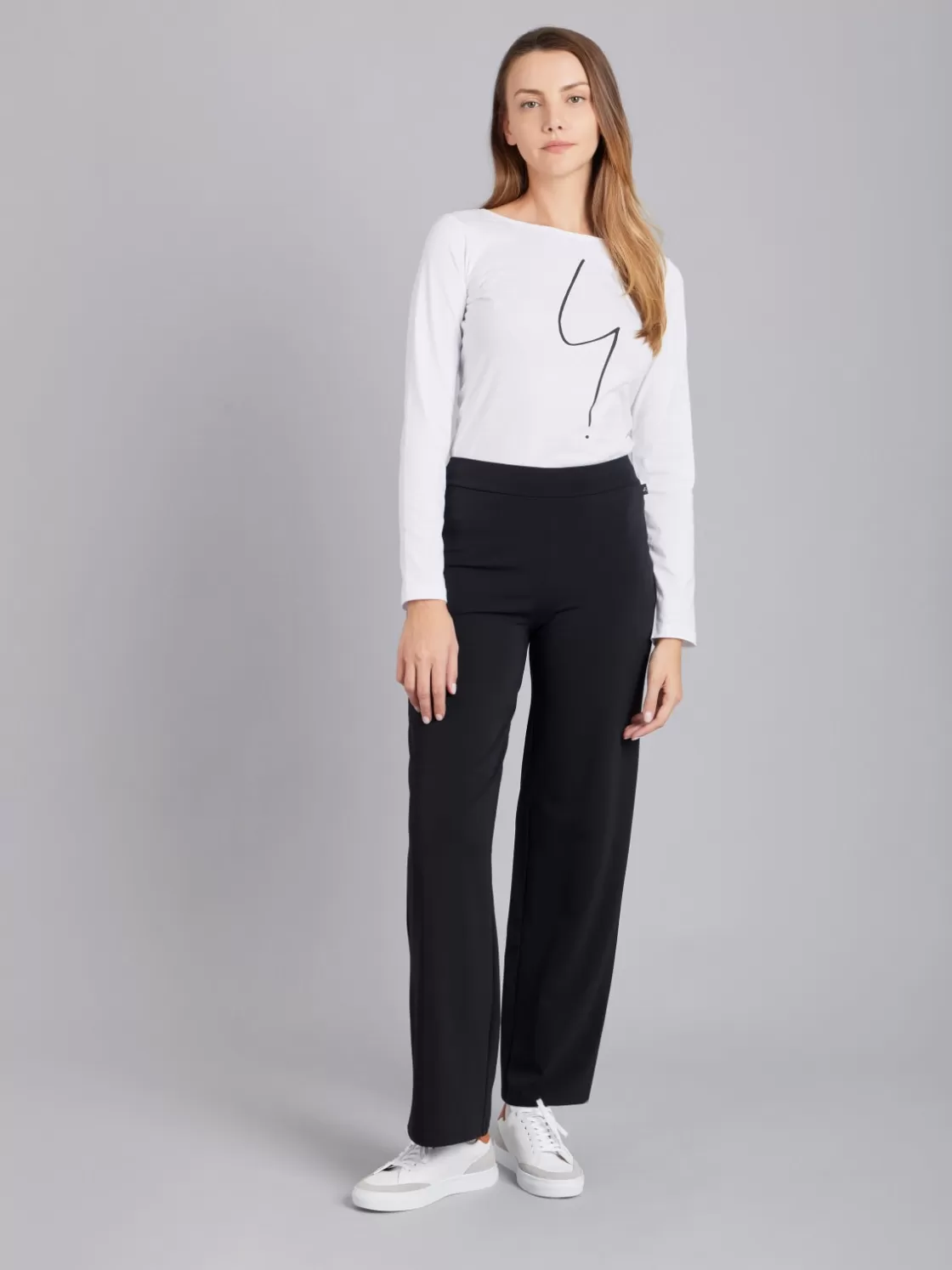 Women agnès b. Pants & Jeans<Black Elegant Pants