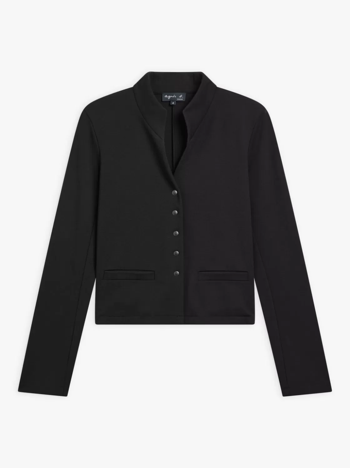 Women agnès b. Jackets & Coats<Black François Spencer