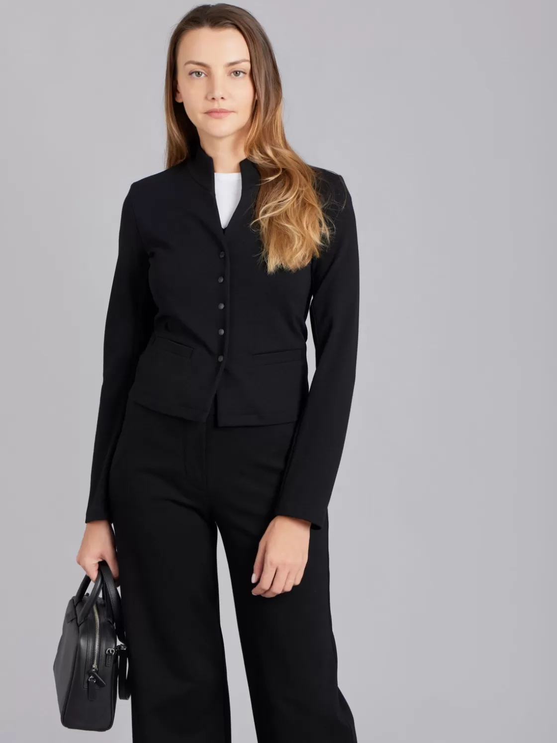 Women agnès b. Jackets & Coats<Black François Spencer