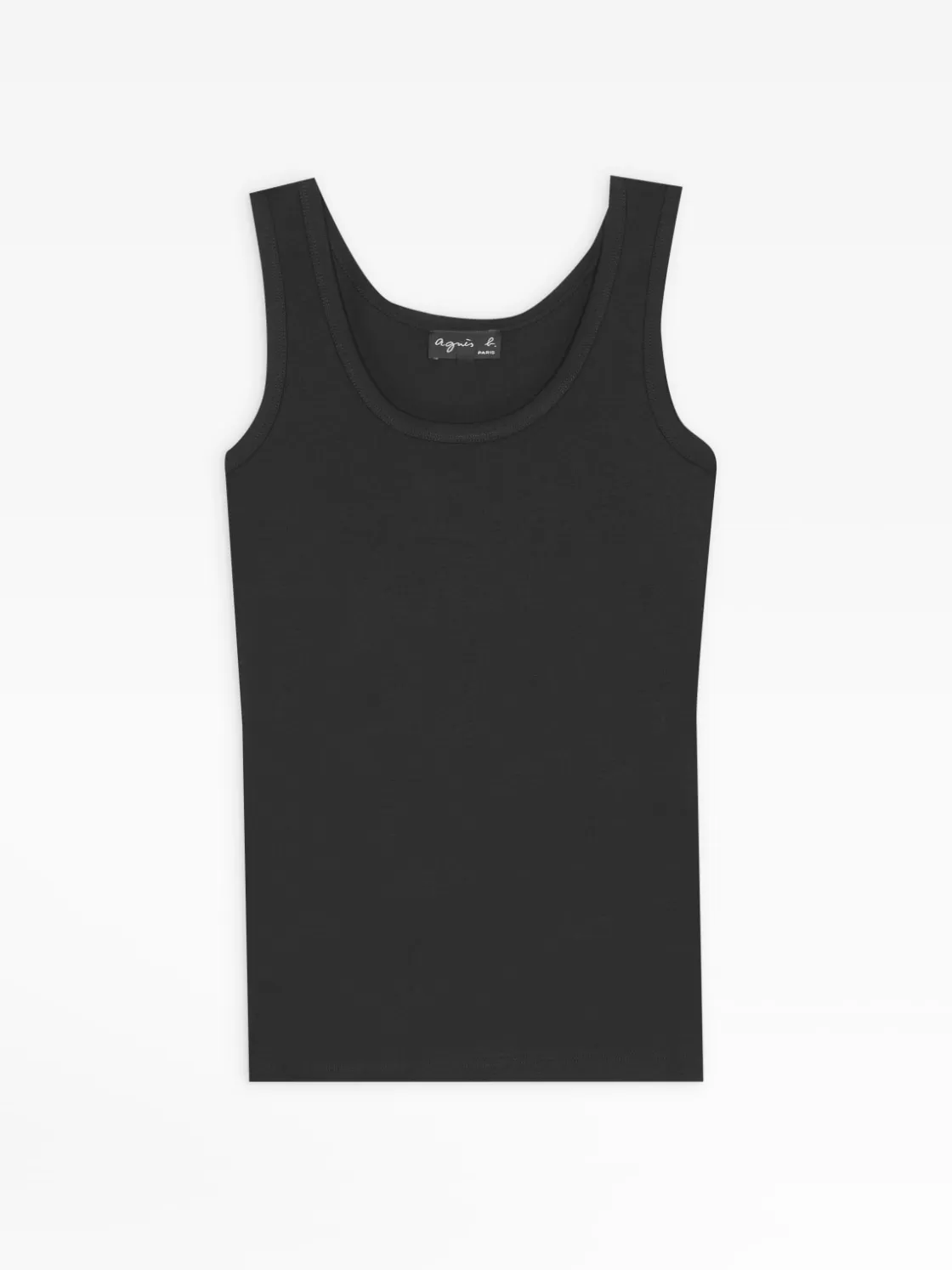 Women agnès b. T-Shirts & Tank Tops<Black Gaston Tank Top