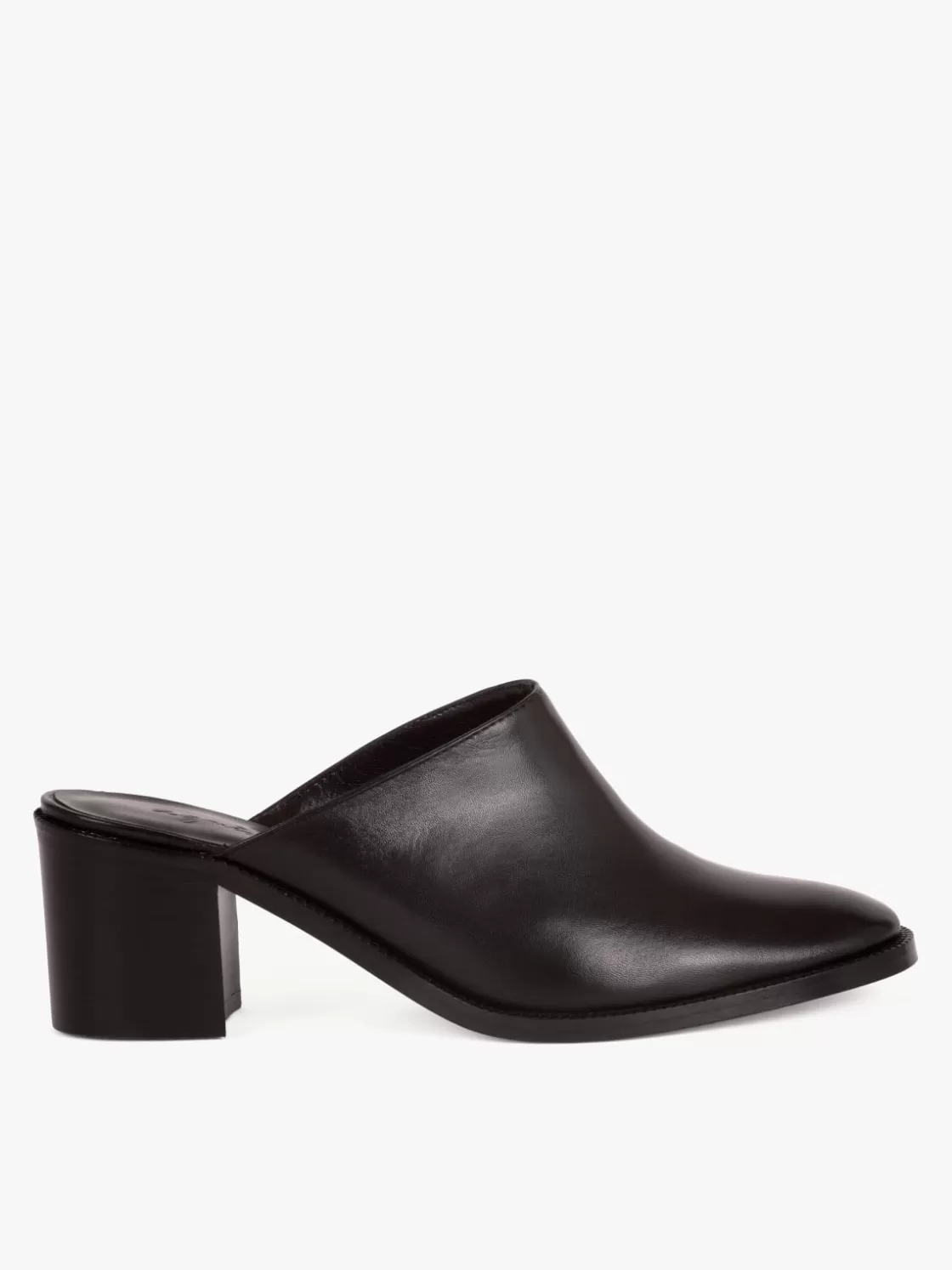 Women agnès b. Boots & Ankle Boots | Heels & Sandals<Black Leather Debbie Mules