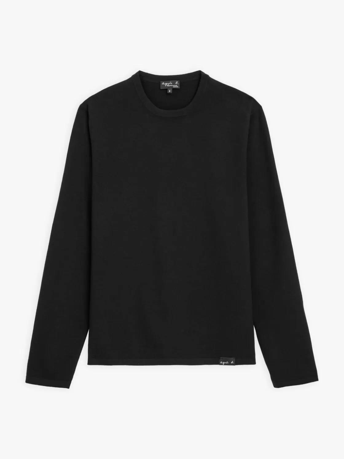 agnès b. Sweaters<Black Merino Wool Park Sweater