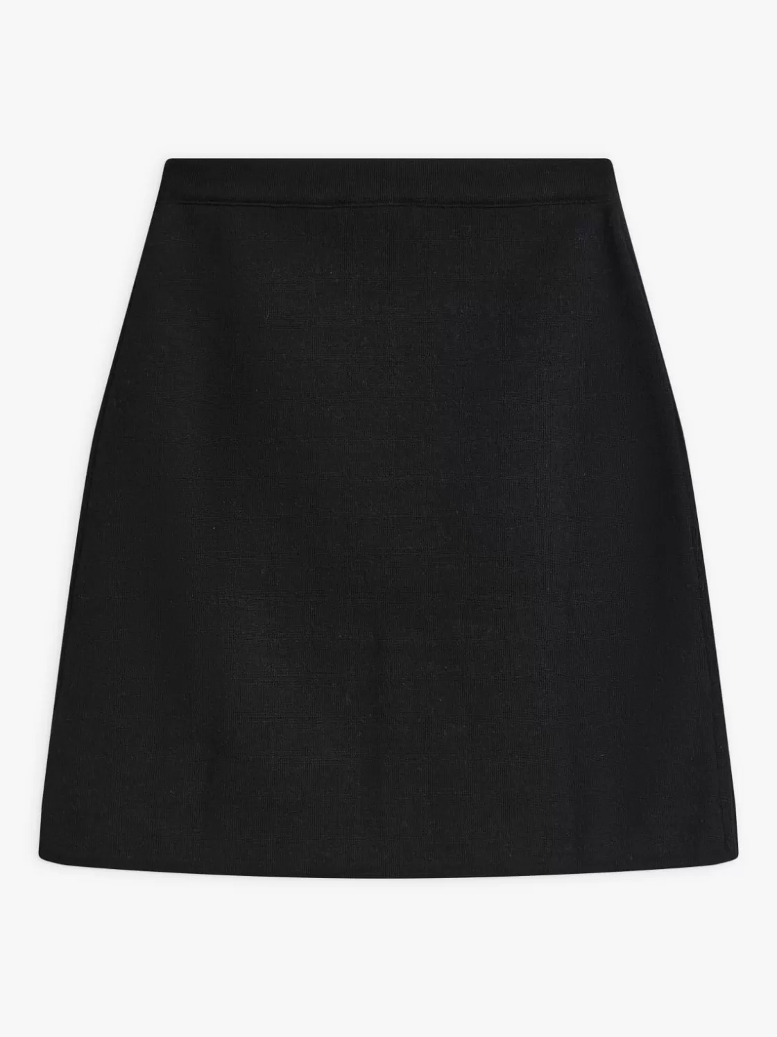 Women agnès b. Skirts & Shorts<Black Merino Wool Reversible Skirt