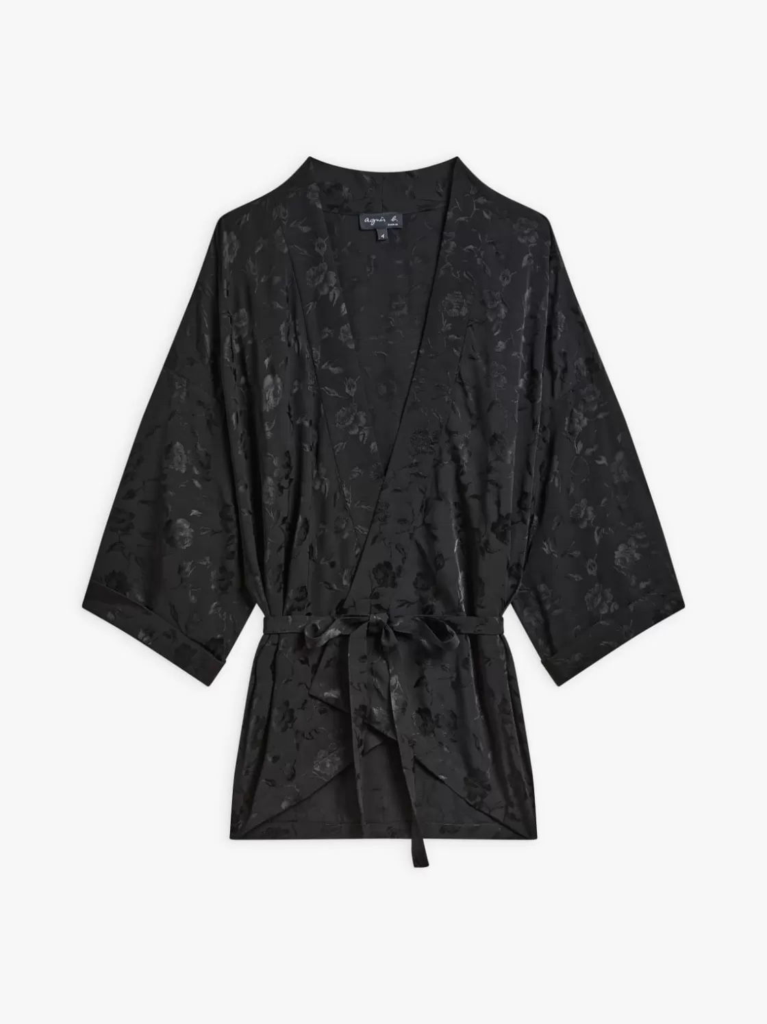 Women agnès b. Tops & Shirts<Black New Liz Kimono Shirt