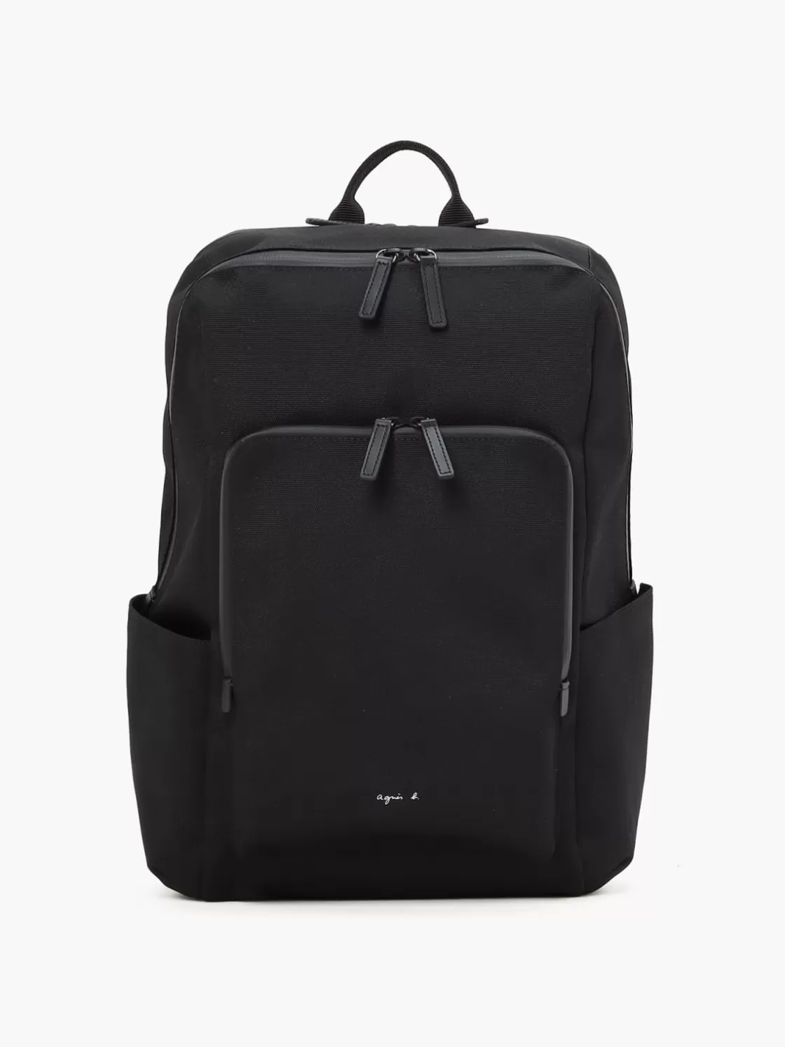 agnès b. Backpacks<Black Nylon Backpack