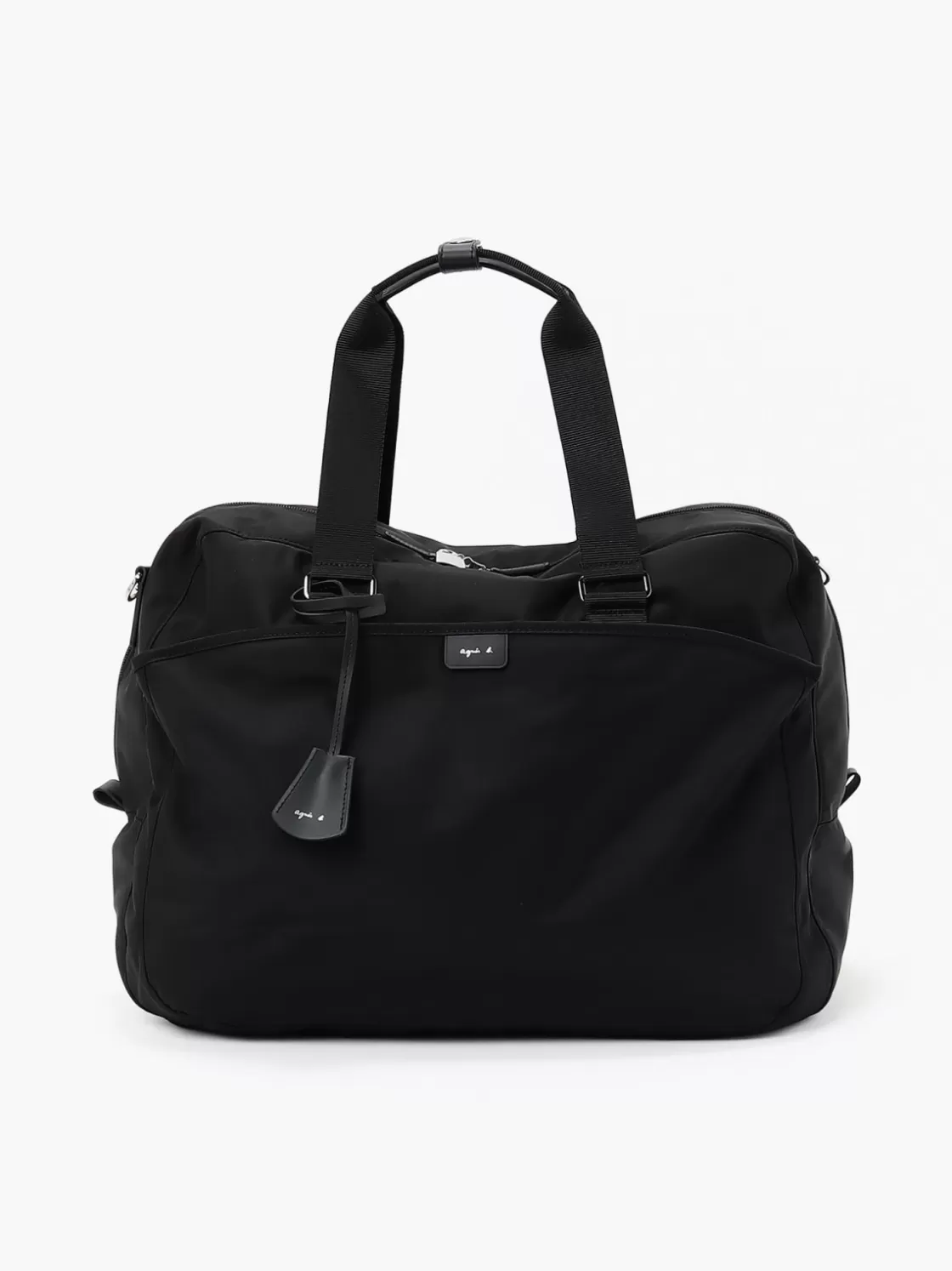 Women agnès b. Shoulder & Crossbody Bags | Large Bags & Tote Bags<Black Nylon Travel Bag