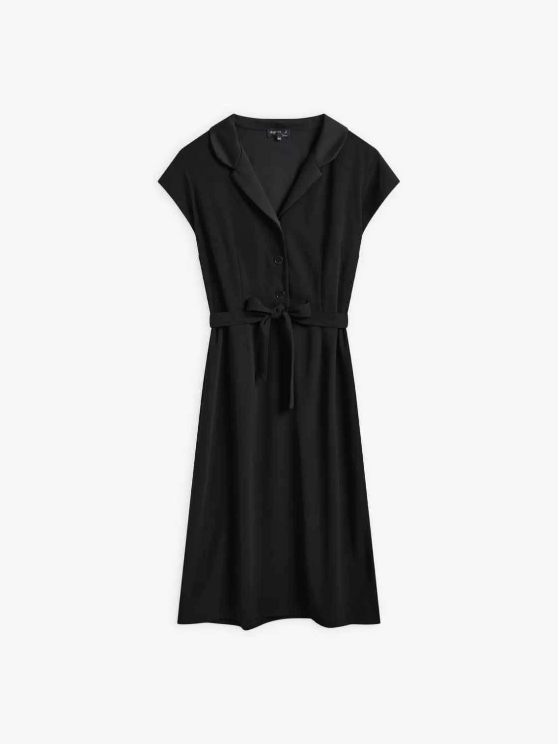 Women agnès b. Dresses<Black Polyester Franny Dress