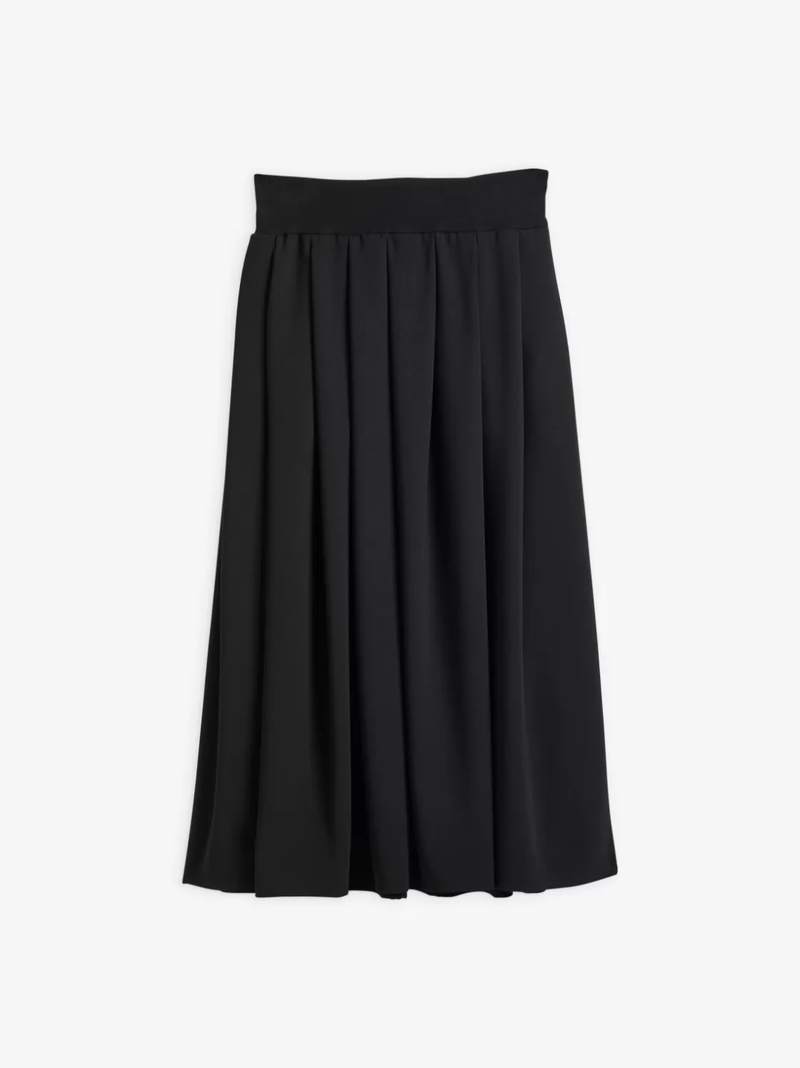 Women agnès b. Skirts & Shorts<Black Polyester Grand Hotel Skirt