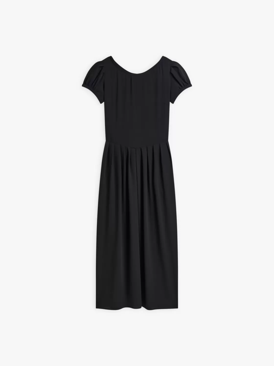 Women agnès b. Dresses<Black Puff Sleeves Felicita Dress