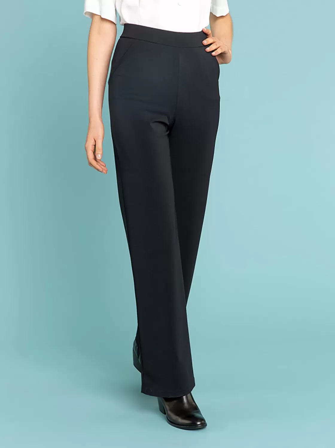 Women agnès b. Pants & Jeans<Black Sailor Pants