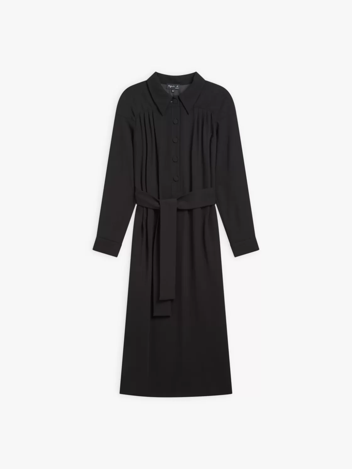 Women agnès b. Dresses<Black Shirt Dress