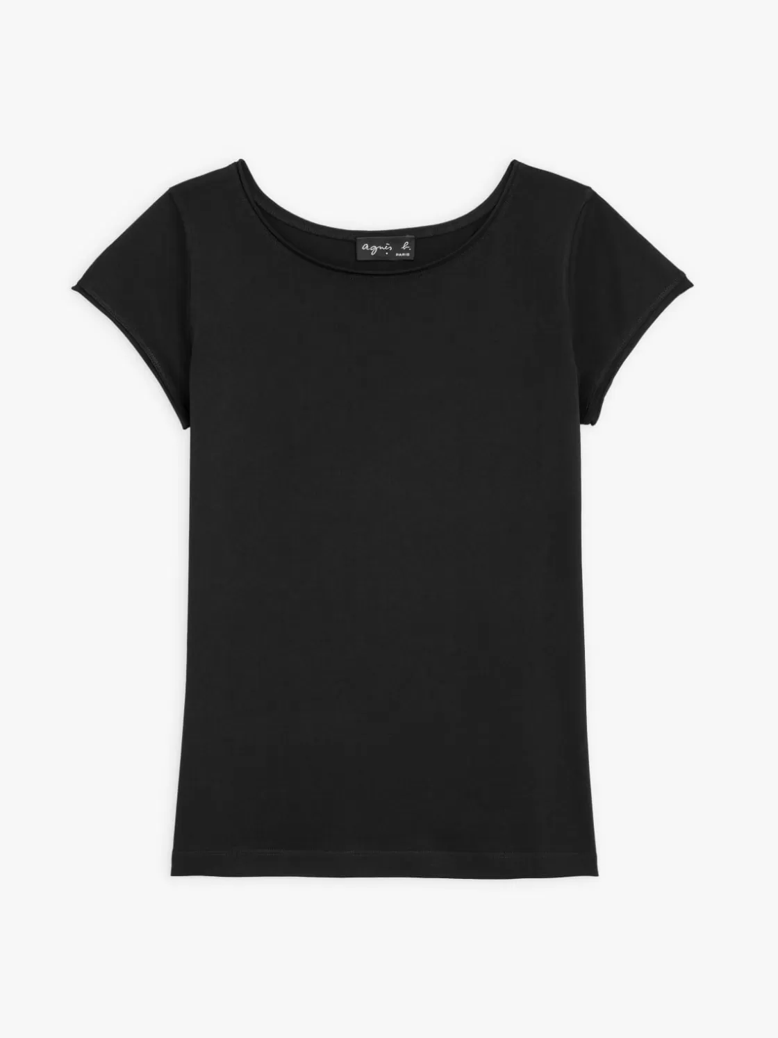 Women agnès b. T-Shirts & Tank Tops<Black Short Sleeve Australia T-shirt