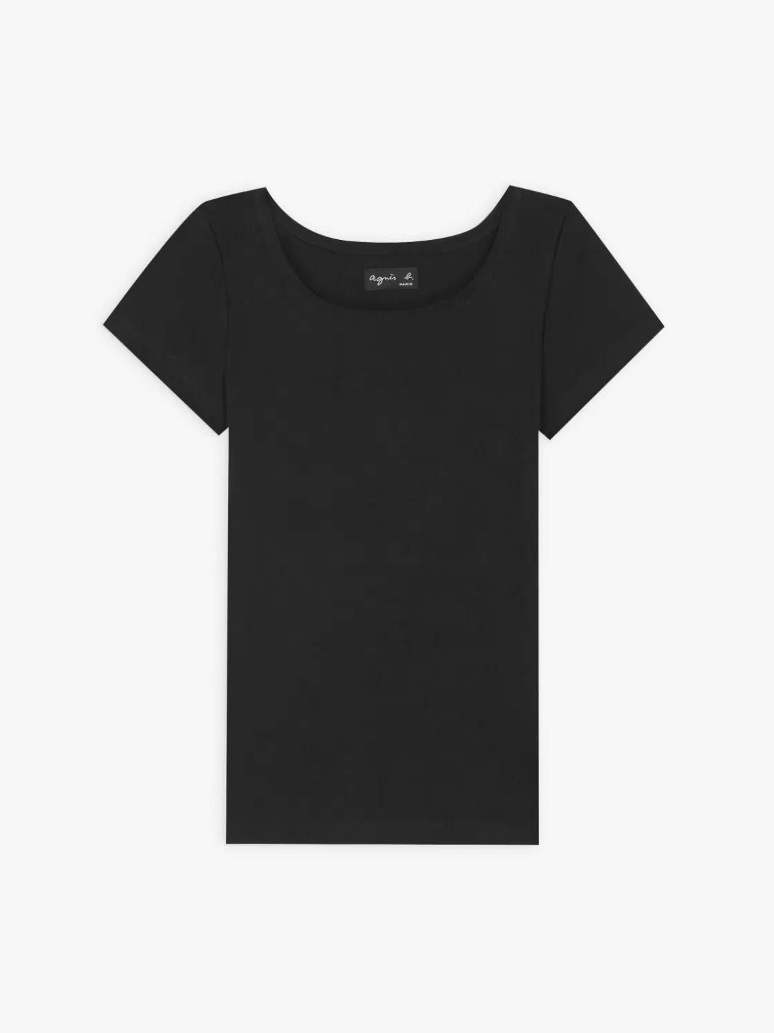 Women agnès b. T-Shirts & Tank Tops<Black Short Sleeve Le Chic T-shirt