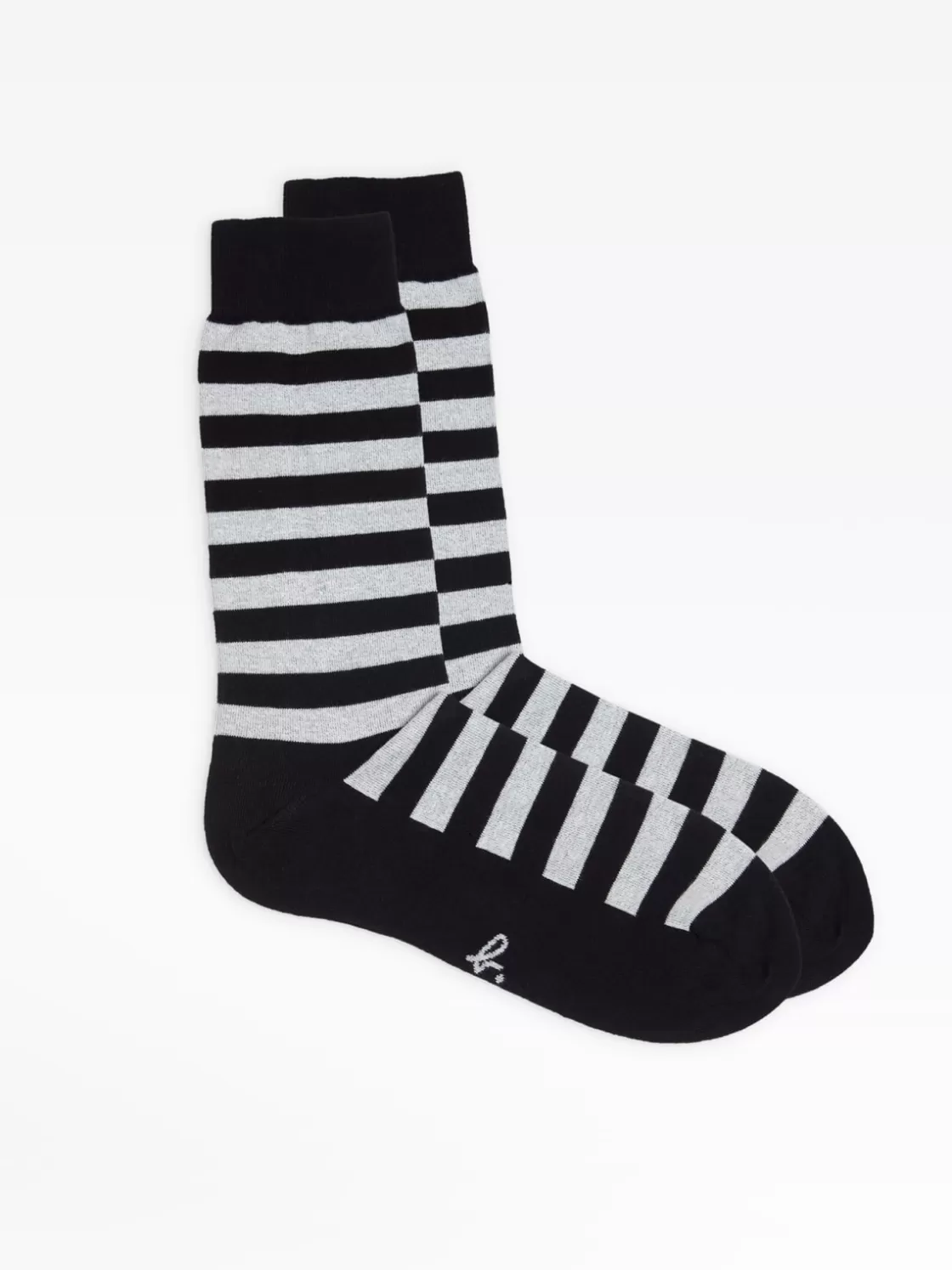 Women agnès b. Socks & Underwear | Lingerie & Socks<Black Striped Socks