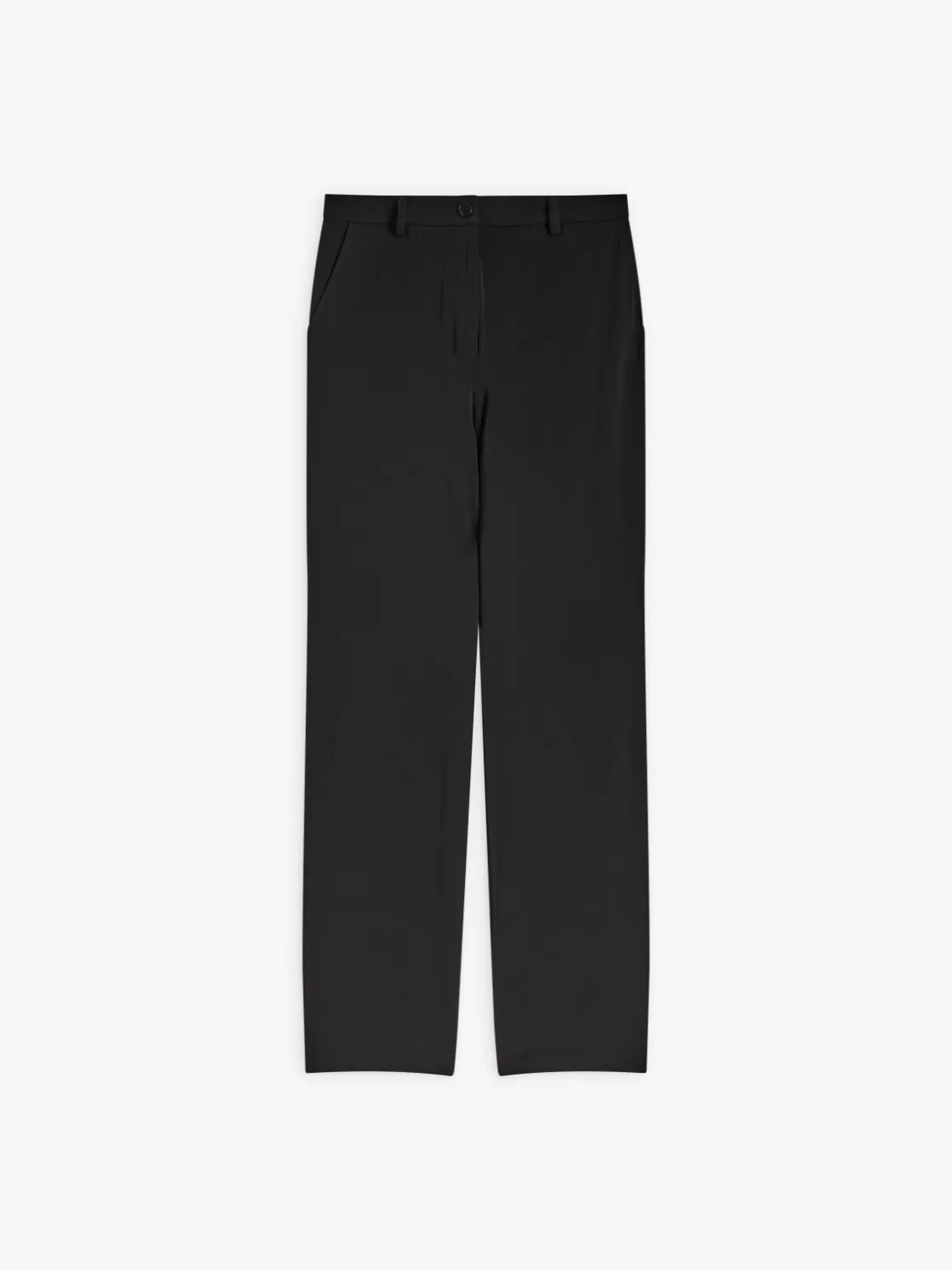 Women agnès b. Pants & Jeans<Black Viscose Boy Pants