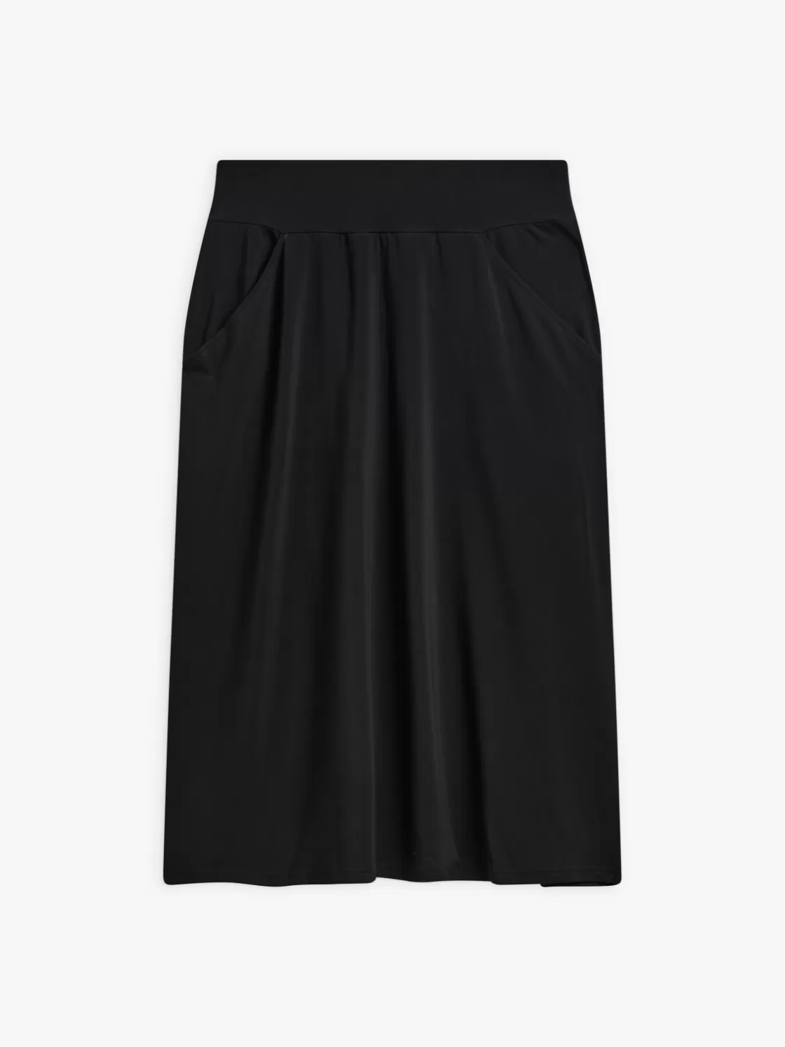 Women agnès b. Skirts & Shorts<Black Viscose Lyrique Skirt