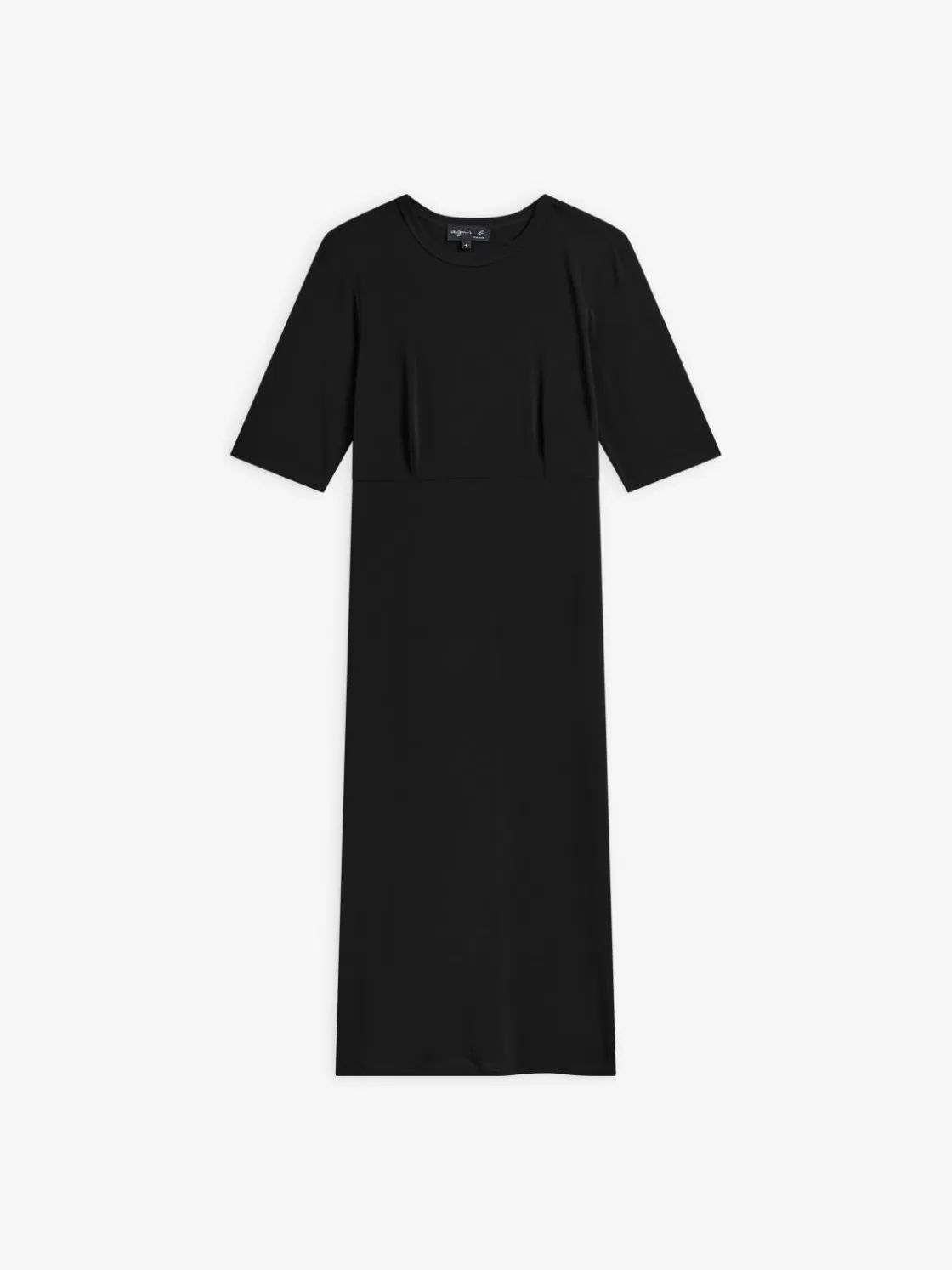 Women agnès b. Dresses<Black Viscose New Oriane Dress