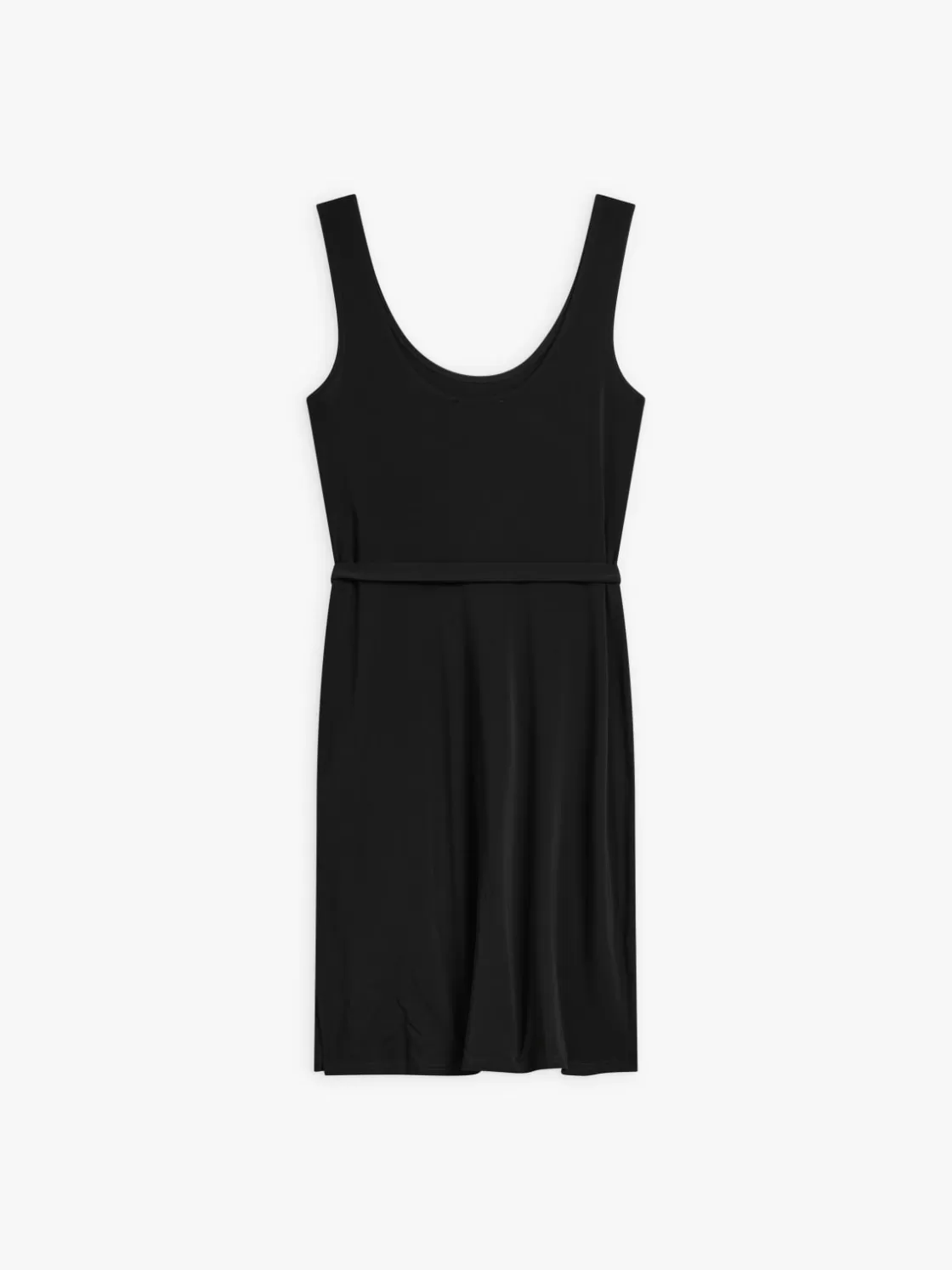 Women agnès b. Dresses<Black Viscose Popy Dress