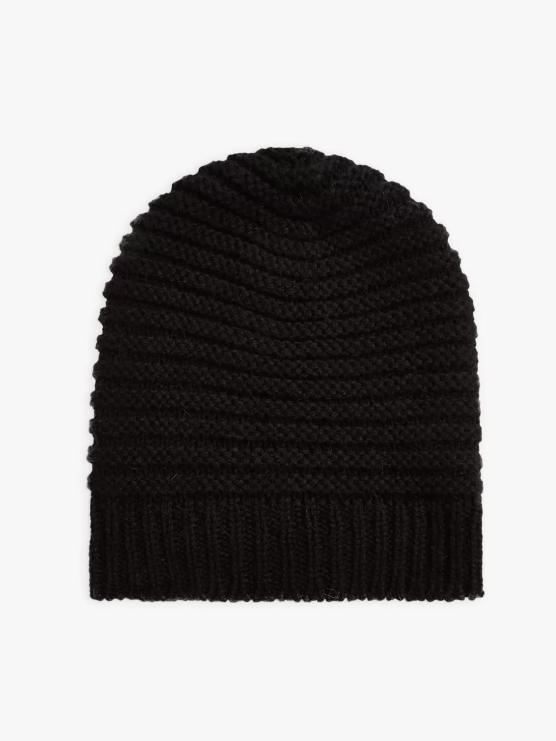 Women agnès b. Hats & Gloves | Beanies & Gloves<Black Wool And Alpaca Isaac Beanie