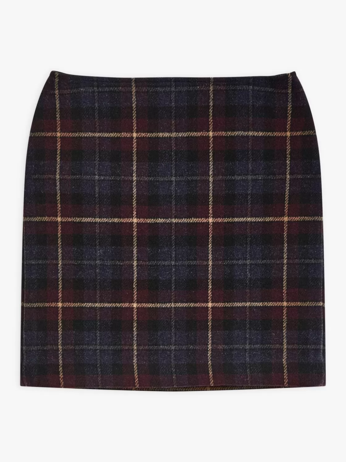 Women agnès b. Skirts & Shorts<Black Wool Checked Erin Skirt