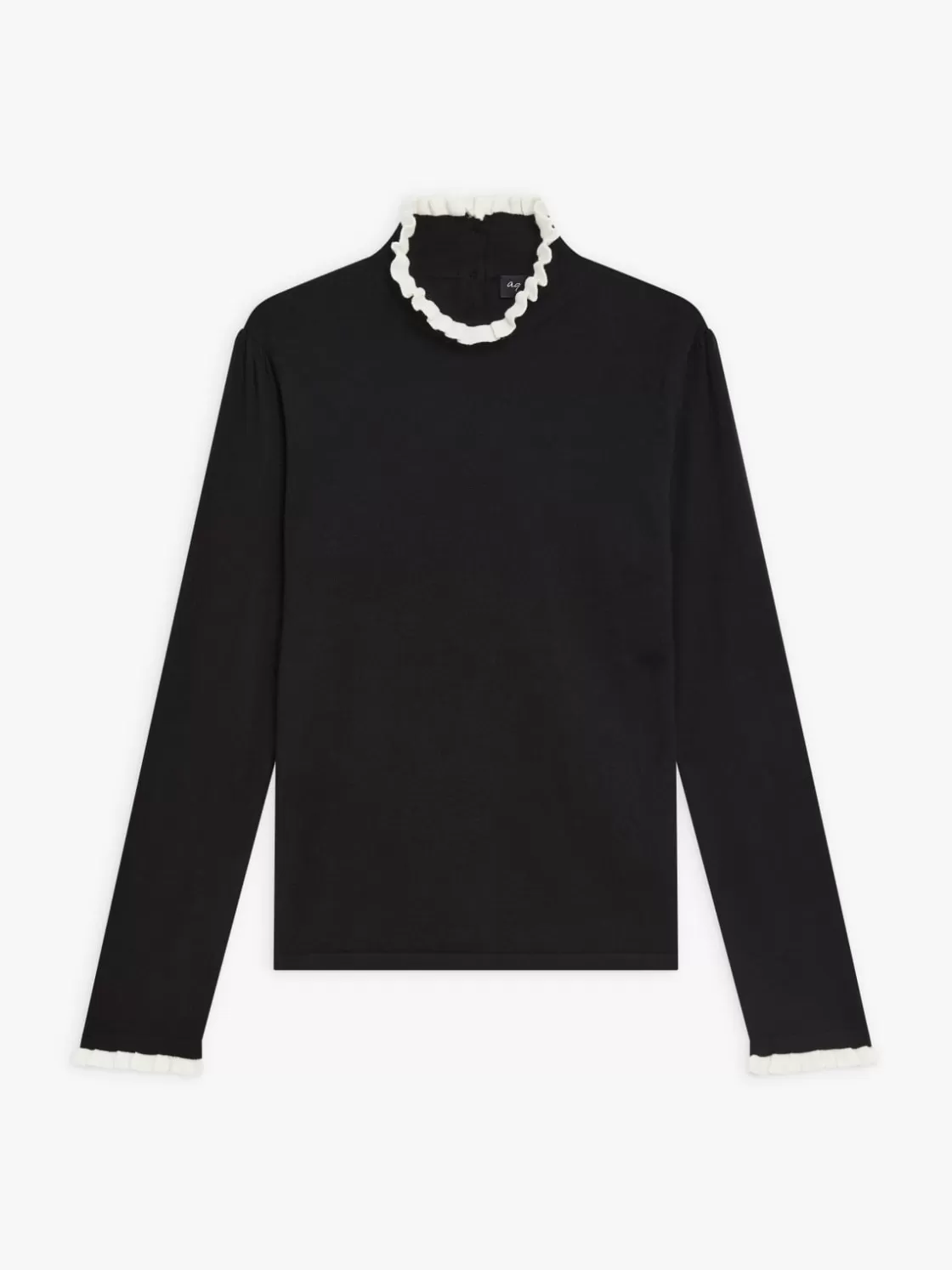 Women agnès b. Sweaters<Black Wool Tessy Sweater