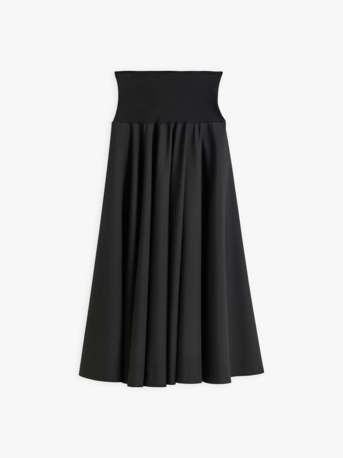 Women agnès b. Skirts & Shorts<Black Worsted Wool Tabou Long Skirt