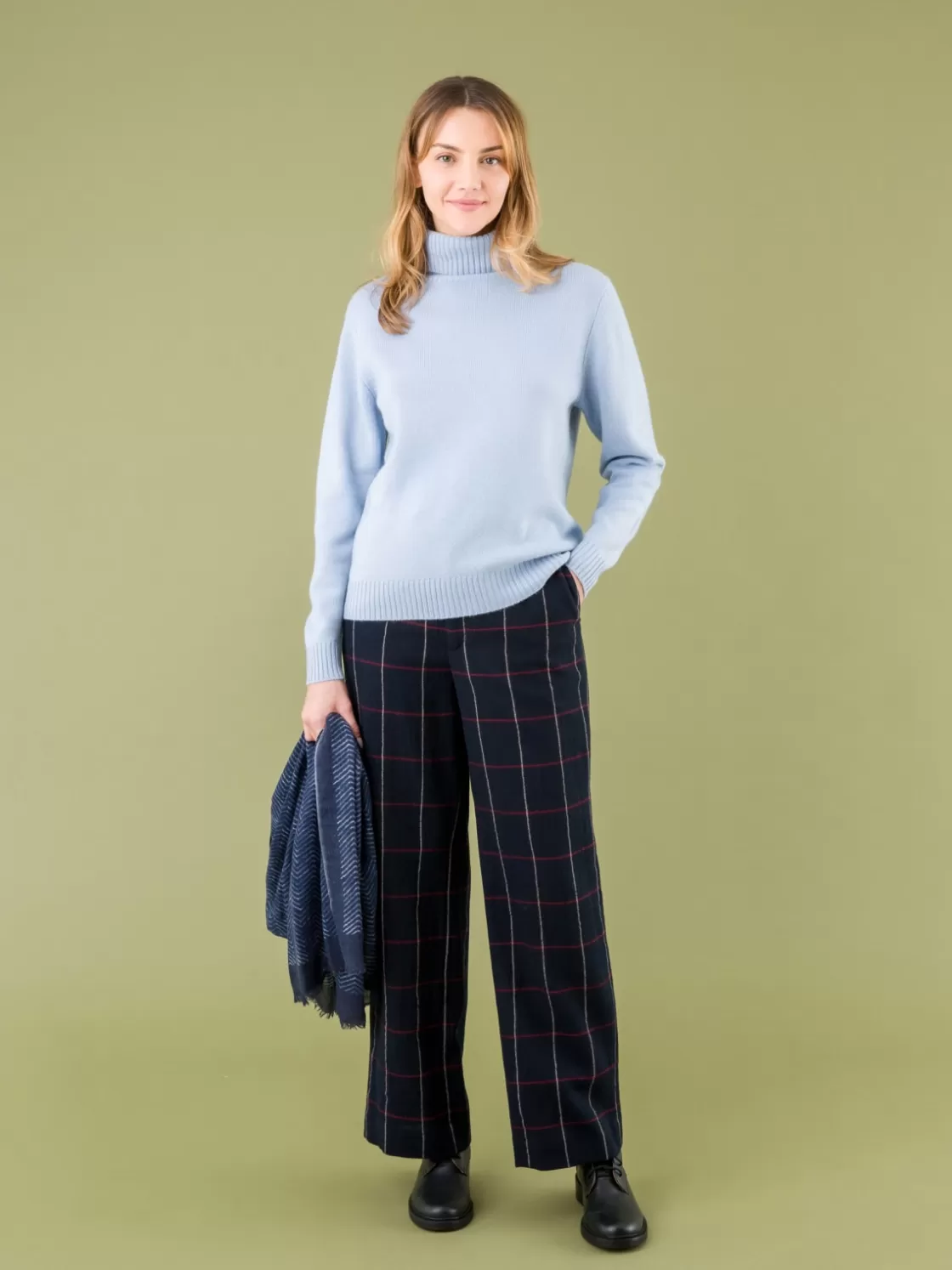 Women agnès b. Sweaters<Blue Cashmere Senga Jumper