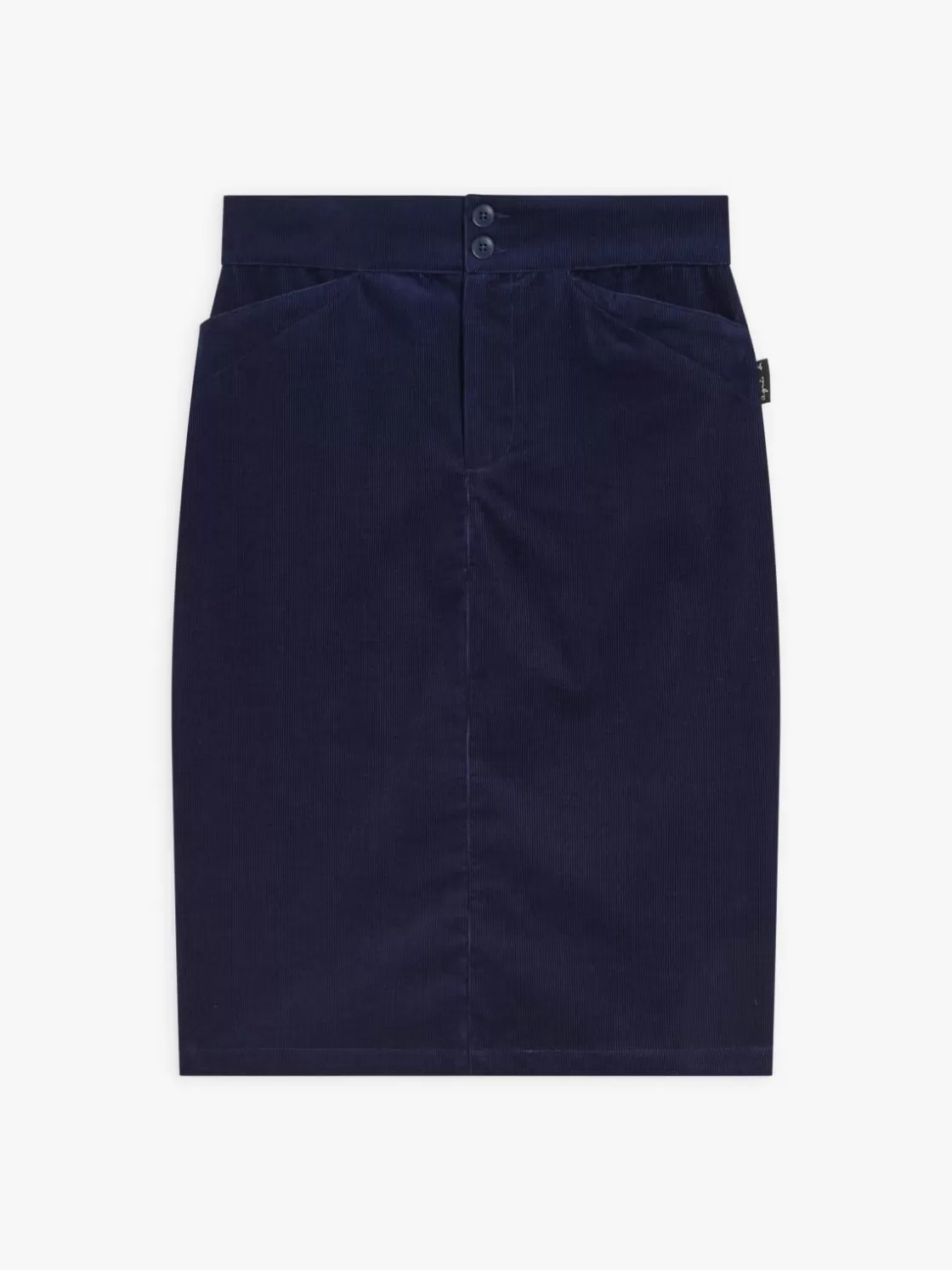 Women agnès b. Skirts & Shorts<Blue Cotton Corduroy Skirt