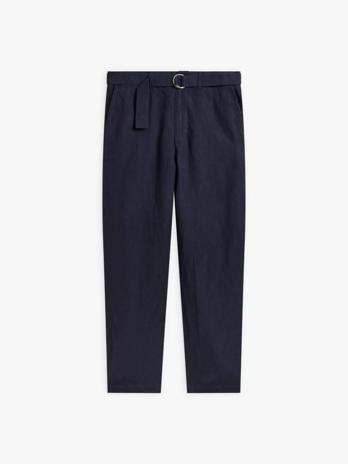 agnès b. Pants<Blue Natural Linen Straight Pants