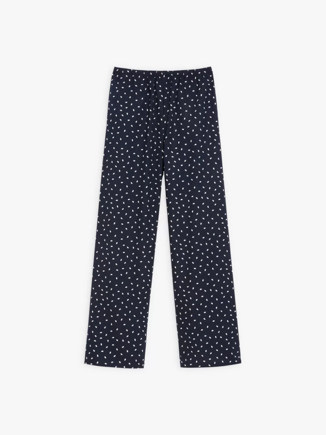 Women agnès b. Pants & Jeans<Blue Rice Grain Print Deon Pants