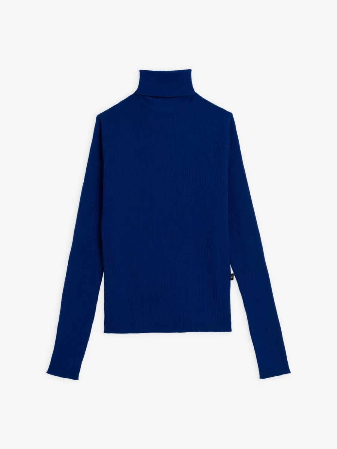 Women agnès b. Sweaters<Blue Sibérie Ribbed Merino Wool Sweater