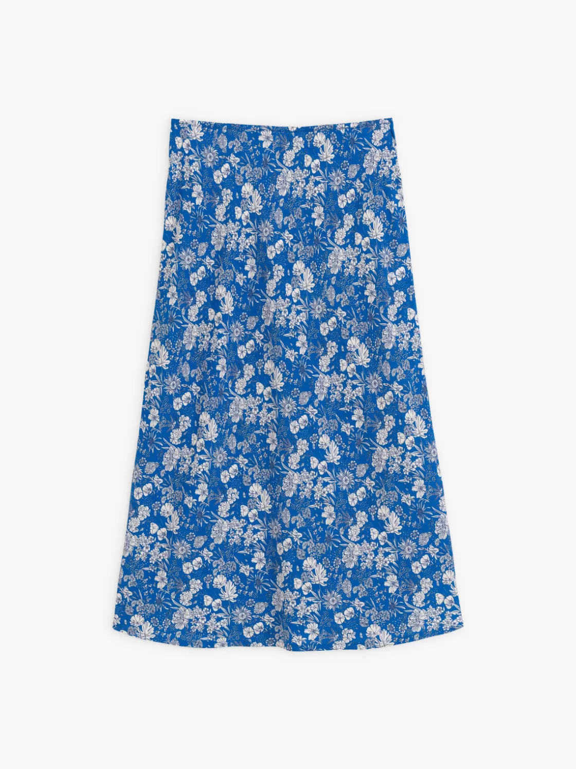 Women agnès b. Skirts & Shorts<Blue Tulip Flower Print Skirt