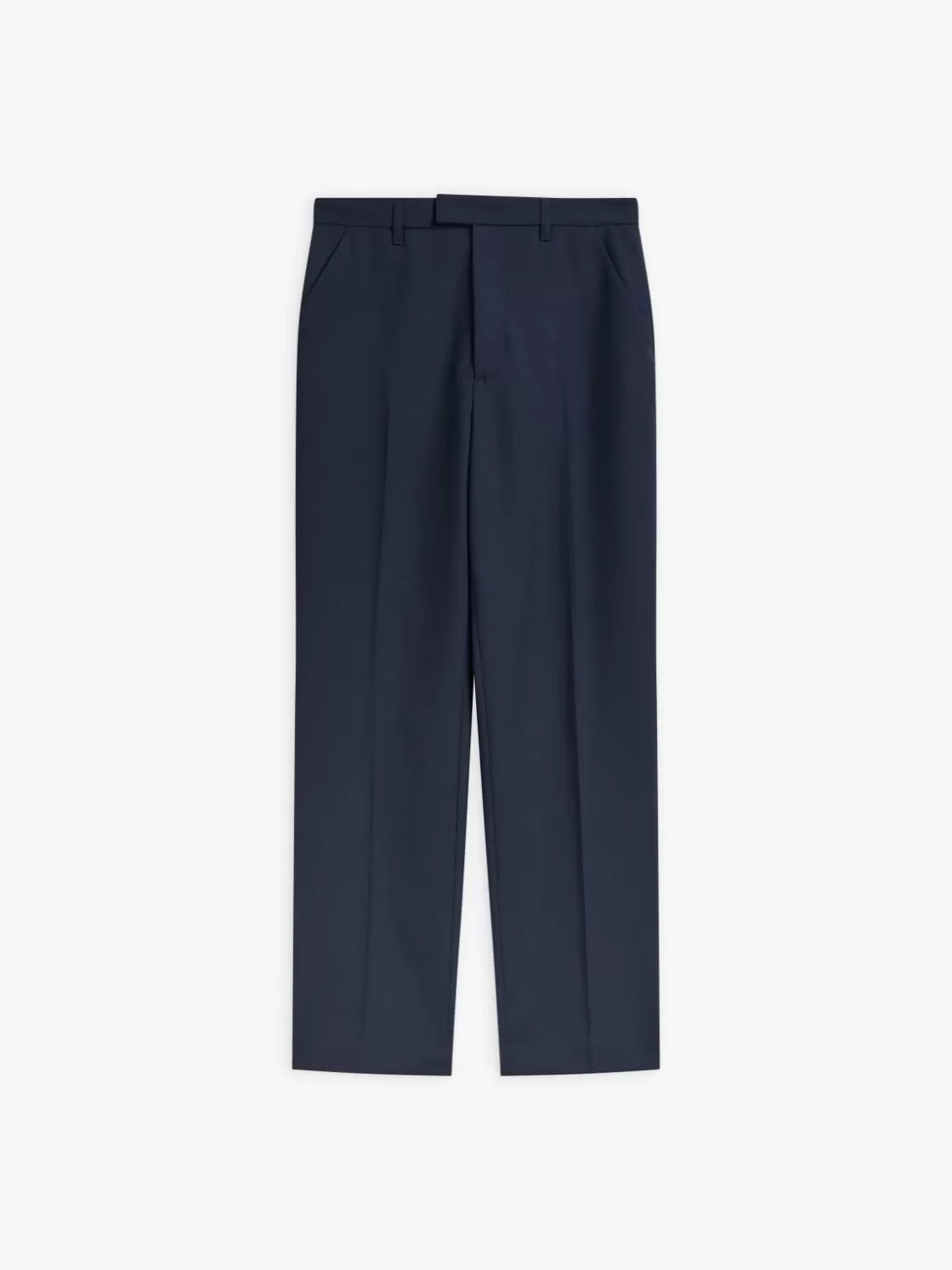 Women agnès b. Pants & Jeans<Blue Worsted Wool Ameline Pants