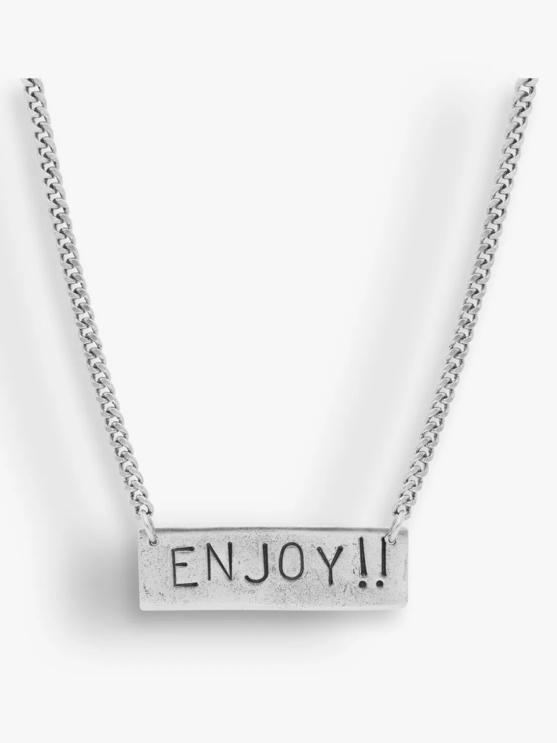 agnès b. Jewelry & Watches<Enjoy Necklace In Silver-plated Pewter