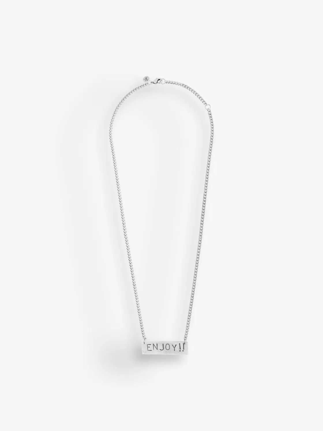 agnès b. Jewelry & Watches<Enjoy Necklace In Silver-plated Pewter