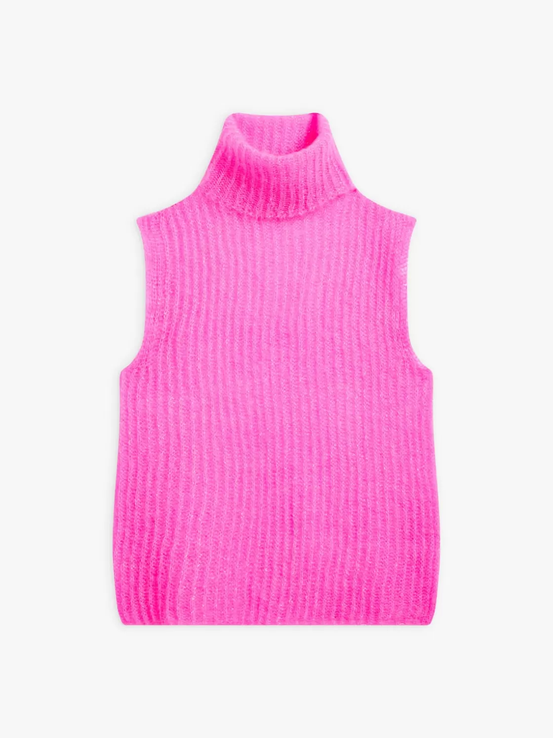 Women agnès b. Sweaters<Fuchsia Mohair Declic Sweater