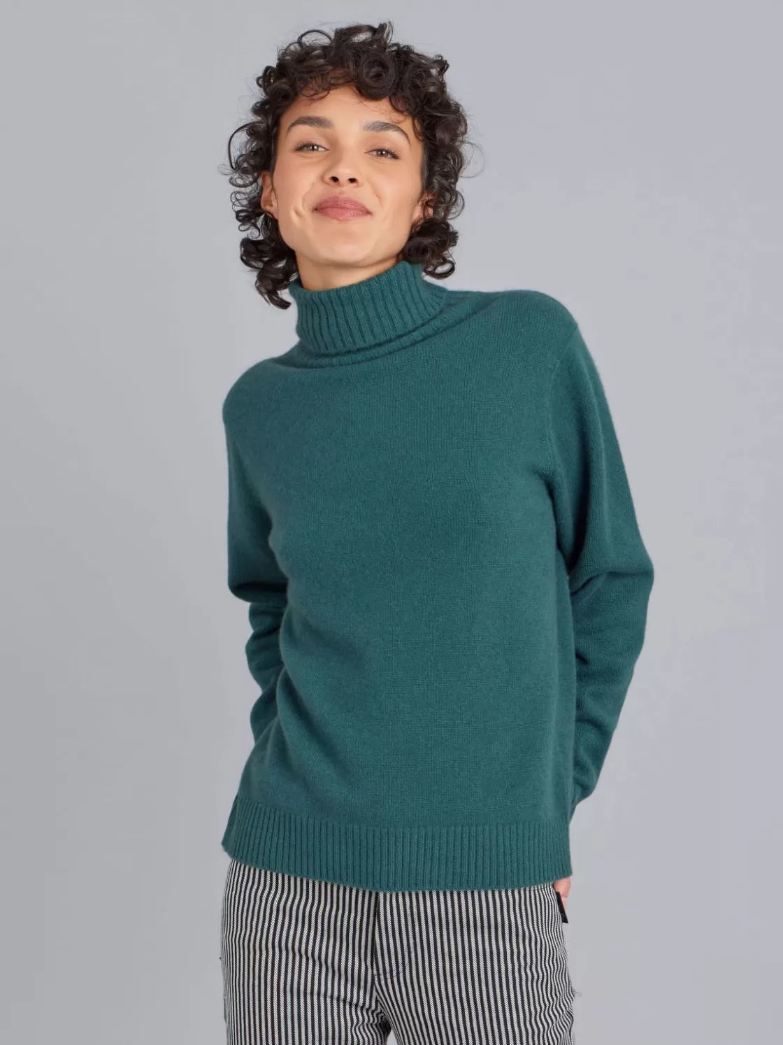 Women agnès b. Sweaters<Green Cashmere Senga Sweater