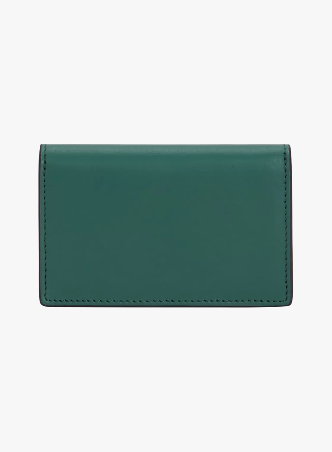 Women agnès b. Small Leather Goods | Small Leather Goods<Green Leather Card Case